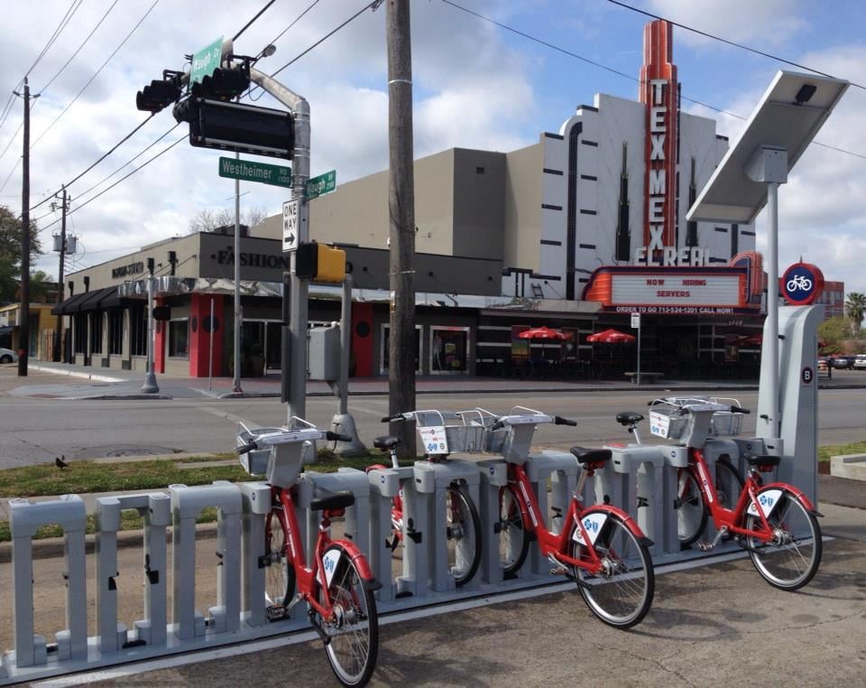 Houston B-Cycle - Westheimer & Waugh Station Logo